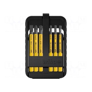 Kit: screwdriver bits | 1kVAC | 75mm | Mounting: hexagonal 6mm | 6pcs.