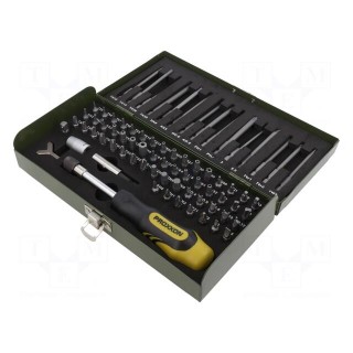 Kit: screwdriver bits | bag | 75pcs.