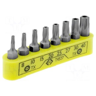 Kit: screwdriver bits | Torx® with protection | 30mm | blister