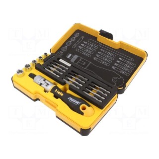 Kit: screwdriver bits | Phillips,Pozidriv®,slot,Torx® | case