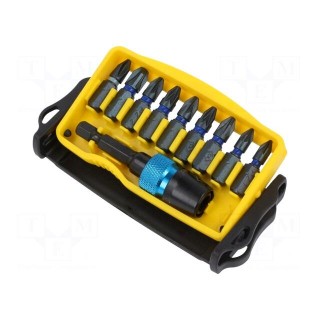 Kit: screwdriver bits | Phillips,Pozidriv® | 25mm | Kit: holder