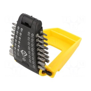 Kit: screwdriver bits | Pcs: 31 | 25mm | Mounting: 1/4" (C6,3mm)