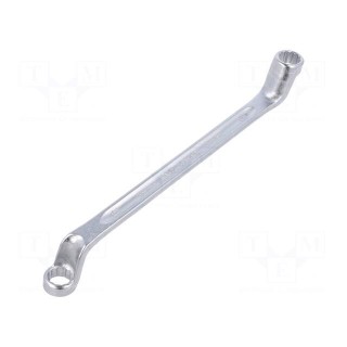 Wrench | box | 12mm,13mm | chromium plated steel | L: 220mm | offset