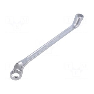 Wrench | box | 16mm,17mm | chromium plated steel | L: 255mm | offset