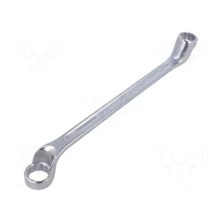 Wrench | box | 20mm,22mm | chromium plated steel | L: 300mm | offset