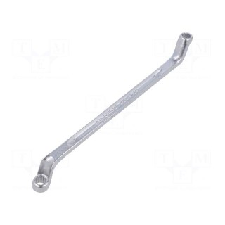 Wrench | box | 6mm,7mm | chromium plated steel | L: 165mm | offset