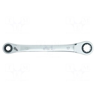 Wrench | box,with ratchet | 10mm,13mm,17mm,19mm | Teeth: 72