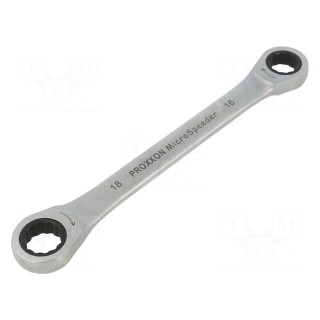 Wrench | box,with ratchet | 16mm,18mm | steel | MicroSpeeder