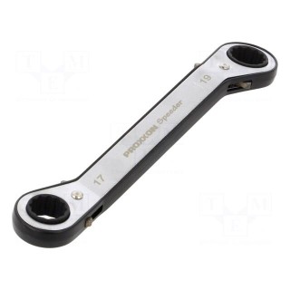 Wrench | box,with ratchet | 17mm,19mm | Speeder
