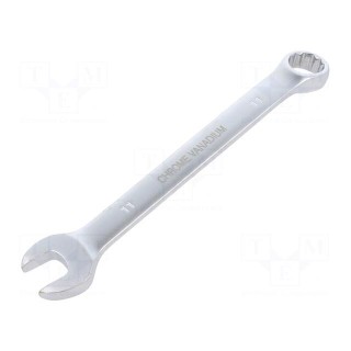 Wrench | combination spanner | 11mm | Chrom-vanadium steel | satin