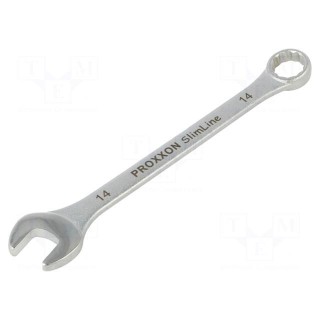 Wrench | combination spanner | 14mm | Overall len: 180mm | SlimLine