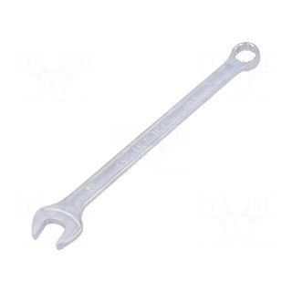 Wrench | combination spanner | 15mm | Chrom-vanadium steel | long