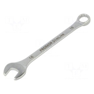 Wrench | combination spanner | 16mm | Overall len: 195mm | SlimLine