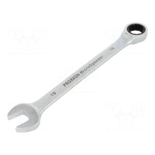 Wrench | combination spanner | 19mm | MicroSpeeder