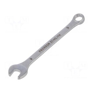 Wrench | combination spanner | 9mm | Overall len: 130mm | SlimLine