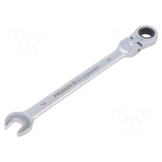 Wrench | combination spanner,with joint | 10mm | MicroSpeeder