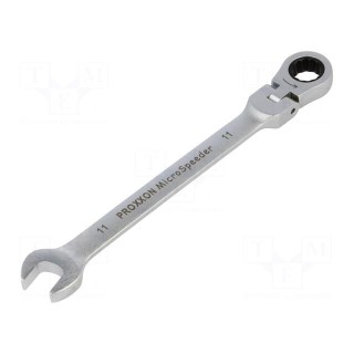 Wrench | combination spanner,with joint | 11mm | MicroSpeeder