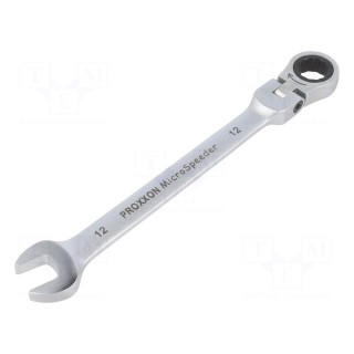 Wrench | combination spanner,with joint | 12mm | MicroSpeeder