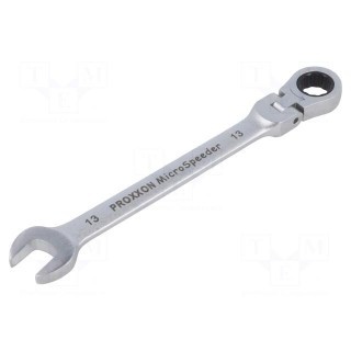 Wrench | combination spanner,with joint | 13mm | MicroSpeeder