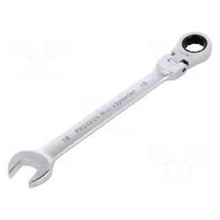 Wrench | combination spanner,with joint | 16mm | MicroSpeeder