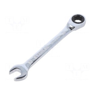 Wrench | combination spanner,with ratchet | 10mm | nickel plated