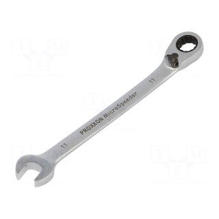 Wrench | combination spanner,with ratchet | 11mm | MicroSpeeder