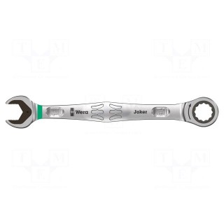 Key | combination spanner,with ratchet | 13mm | Overall len: 177mm