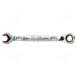 Key | combination spanner,with ratchet | 13mm | Overall len: 179mm
