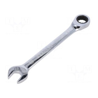 Wrench | combination spanner,with ratchet | 16mm | nickel plated