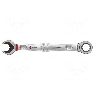 Key | combination spanner,with ratchet | 17mm | Overall len: 224mm