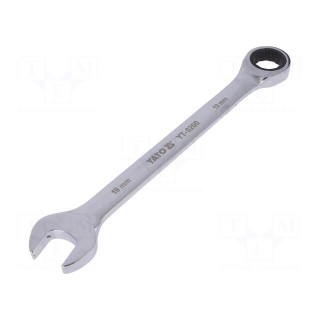 Key | combination spanner,with ratchet | 19mm