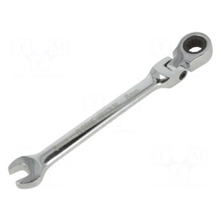 Wrench | combination spanner,with ratchet,with joint | 8mm