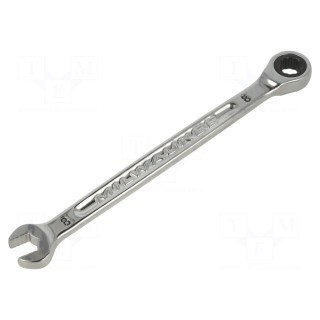 Wrench | combination spanner,with ratchet | 8mm | Maxbite | L: 146mm