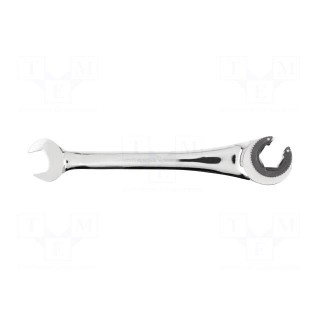 Wrench | flare nut wrench,with ratchet | 13mm | Overall len: 190mm