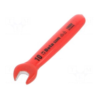 Wrench | insulated,single sided,spanner | 10mm