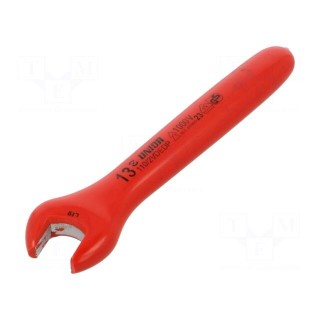 Wrench | insulated,single sided,spanner | 13mm | 110/2VDEDP