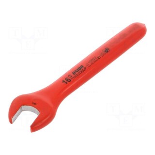 Wrench | insulated,single sided,spanner | 16mm | 110/2VDEDP