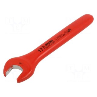 Wrench | insulated,single sided,spanner | 17mm | 110/2VDEDP