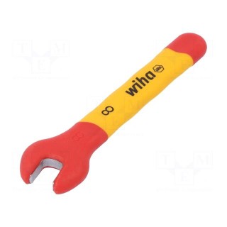Wrench | insulated,spanner | 8mm | Overall len: 100mm