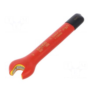 Wrench | insulated,spanner | 9mm | 1kV | tool steel | L: 98mm