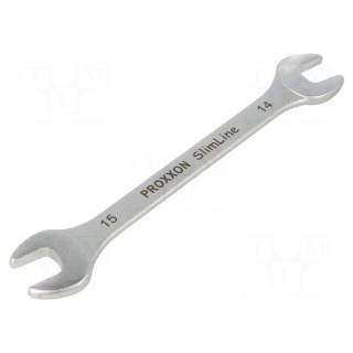 Wrench | spanner | 14mm,15mm | Chrom-vanadium steel | SlimLine