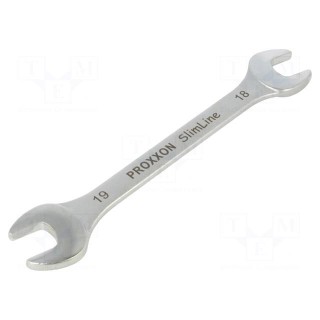 Wrench | spanner | 18mm,19mm | Chrom-vanadium steel | SlimLine