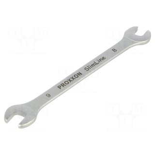 Wrench | spanner | 8mm,9mm | Chrom-vanadium steel | SlimLine