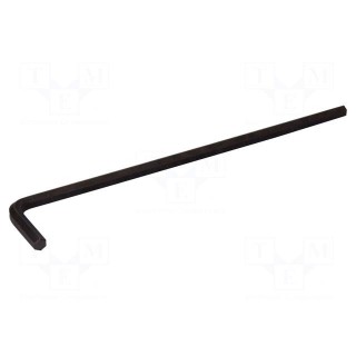 Wrench | hex key | HEX 2mm | Overall len: 102mm | steel | long