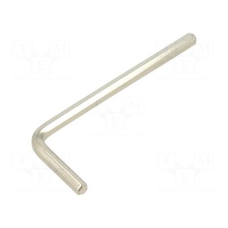 Wrench | hex key | HEX 4mm | Overall len: 74mm | steel