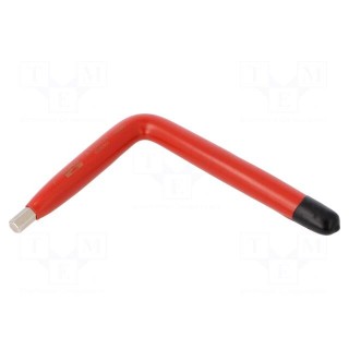 Wrench | hex key,insulated | HEX 7mm | tool steel | 1kV