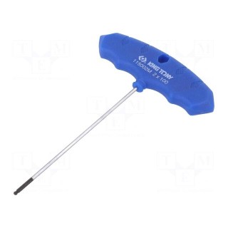 Wrench | hex key,spherical | HEX 2mm | Overall len: 137mm