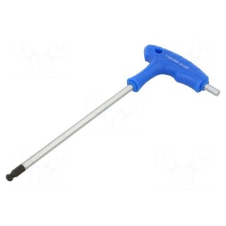 Wrench | hex key,spherical | HEX 6mm | Overall len: 215mm