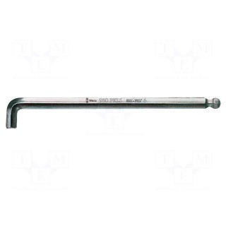 Wrench | Hex Plus key,spherical | HEX 5mm | Overall len: 160mm | long