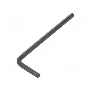 Wrench | hex key | HEX 3mm | Overall len: 64mm | Chrom-vanadium steel